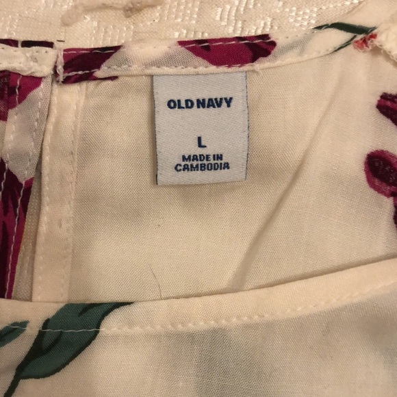 NWT Old Navy floral blouse L - Picture 4 of 6